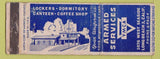 Matchbook Cover - Armed Services YMCA Long Beach CA WORN