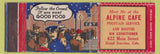 Matchbook Cover - Alpine Cafe Grand Junction Colorado WEAR