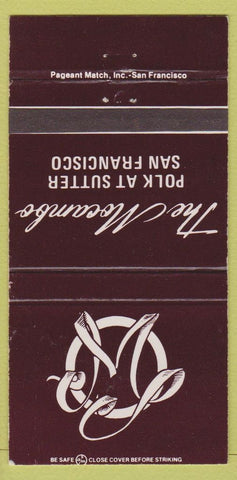 Matchbook Cover - The Mocambo San Francisco CA 30 Strike