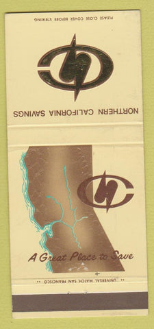 Matchbook Cover - Northern California Savings CA 30 Strike
