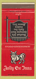 Matchbook Cover - Jolly Ox Inns Santa Ana Anaheim CA Mission Viejo 30 Strike