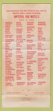 Matchbook Cover - 400 Imperial Motel Wichita Falls TX 30 Strike