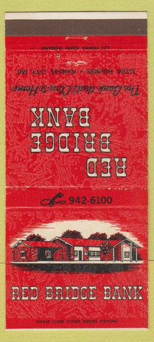 Matchbook Cover - Red Bridge Bank Kansas City MO 30 Strike