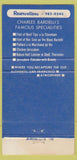 Matchbook Cover - Bardelli's San Francisco CA peacock 30 Strike