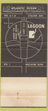 Matchbook Cover - Lagoon Restaurant Miami Beach FL 30 Strike