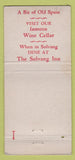 Matchbook Cover - Casa De Sevilla Santa Barbara CA WORN 30 Strike