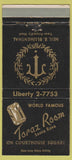 Matchbook Cover - Topaz Room Santa Rosa CA 30 Strike