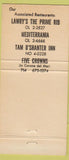 Matchbook Cover - Stear's Steaks Beverly Hills CA Corona Del Mar 30 Strike