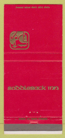 Matchbook Cover - Saddleback Inn Norwalk Santa Ana CA Phoenix AZ 30 Strike