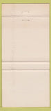 Matchbook Cover - Topaz Room Santa Rosa CA WEAR 30 Strike