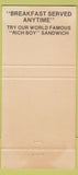 Matchbook Cover - Coffee Ron's Bar San Francisco CA 30 Strike