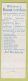 Matchbook Cover - Frankenmuth Bavarian Inn MI
