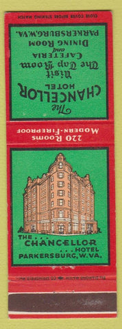 Matchbook Cover - Chancellor Hotel Parkersburg WV