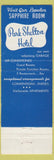 Matchbook Cover - Park Shelton Hotel Detroit MI