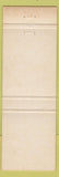 Matchbook Cover - Brooks Williamsburg Inn Baltimore MD