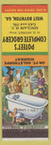 Matchbook Cover - Poteet's Grocery Sinclair oil gas West Boynton GA hillbilly