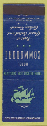 Matchbook Cover - Hotel Commodore New York City