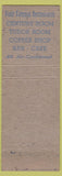 Matchbook Cover - Hotel Commodore New York City