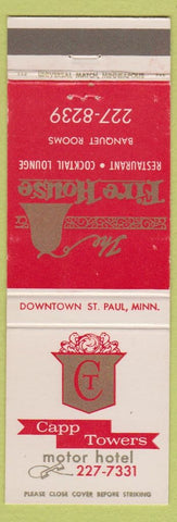 Matchbook Cover - Capp Towers Motor Hotel ST Paul MN