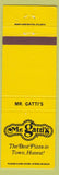 Matchbook Cover - Mr Gatti's Pizza WEAR