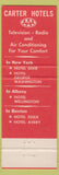 Matchbook Cover - Hotel George Washington New York City