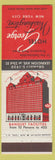 Matchbook Cover - Hotel George Washington New York City