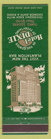 Matchbook Cover - Hotel Dixie New York City