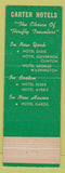 Matchbook Cover - Hotel Dixie New York City