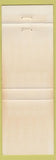 Matchbook Cover - Crews Restaurant Brunswick GA Woodbine teal