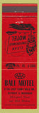 Matchbook Cover - Bali Motel Detroit MI