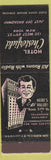 Matchbook Cover - Hotel Chesterfield New York City