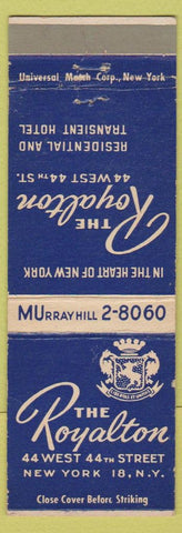 Matchbook Cover - Royalton Hotel New York City WEAR