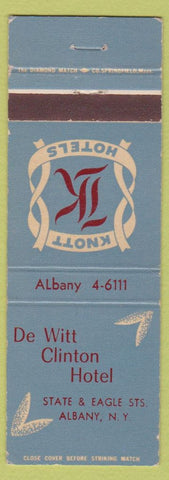 Matchbook Cover - De Witt Clinton Hotel Albany NY