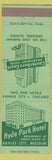 Matchbook Cover - Hyde Park Hotel Kansas City MO