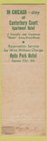 Matchbook Cover - Hyde Park Hotel Kansas City MO
