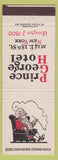 Matchbook Cover - Prince George Hotel New York City