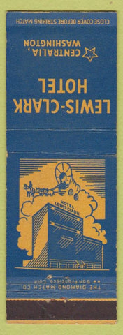Matchbook Cover - Lewis Clark Hotel Centralia WA