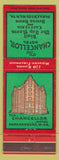 Matchbook Cover - Chancellor Hotel Parkersburg WV