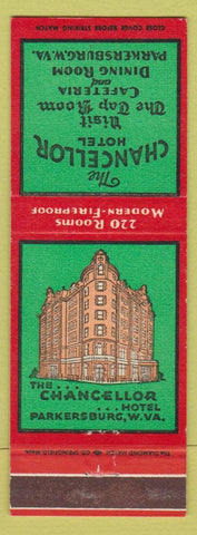 Matchbook Cover - Chancellor Hotel Parkersburg WV