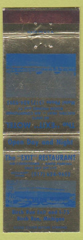 Matchbook Cover - Exit Motel Birch Run MI