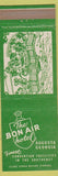 Matchbook Cover - Bon Air Hotel Augusta GA