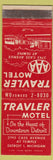 Matchbook Cover - Travler Motel Detroit MI