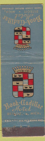 Matchbook Cover - Book Cadillac Hotel Detroit MI WEAR