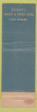 Matchbook Cover - Book Cadillac Hotel Detroit MI WEAR