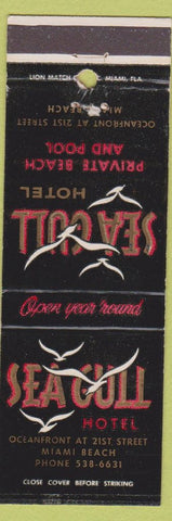 Matchbook Cover - Sea Gull Hotel Miami Beach FL