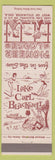 Matchbook Cover - Pioneer Lodge Stillwater OK girlie