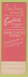 Matchbook Cover - Van Orman Hotels Fort Wayne Bloomington IN Evansville