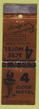 Matchbook Cover - 4 Acre Motel Kansas City MO WEAR