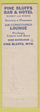 Matchbook Cover - Ben's Place Hereford Colorado pinup Pine Bluffs WY