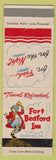 Matchbook Cover - Fort Bedford Inn Bedford PA WEAR